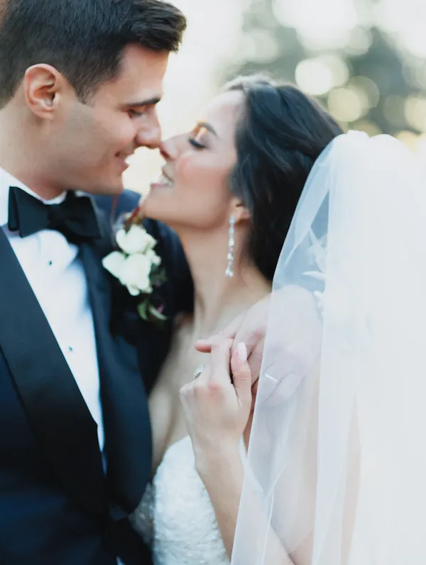 Bride and Groom in the Poconos